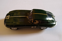 Slotcars66 Jaguar E Type 1/32nd scale Revell slot car green #87  